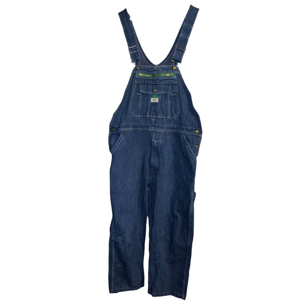 Liberty‎ Denim Overalls Mens 38x28  Carpenter Utility Farmer Workwear Outdoor